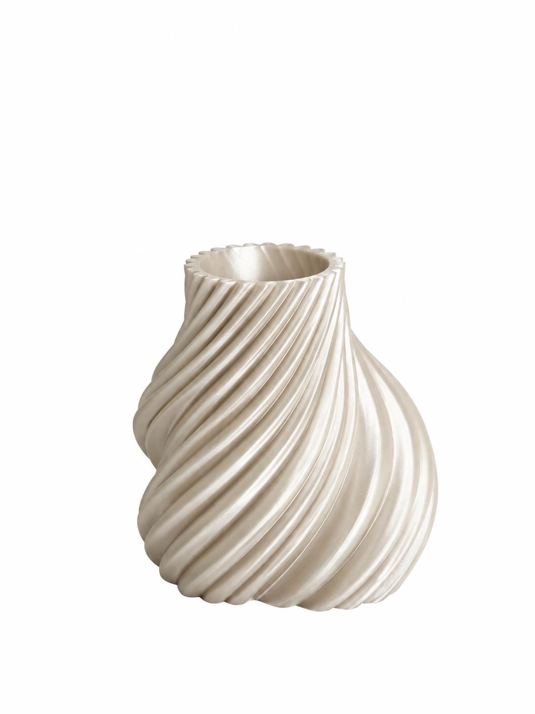 Opal Kronelysholder Metallic Lav i hvit, uten bakgrunn