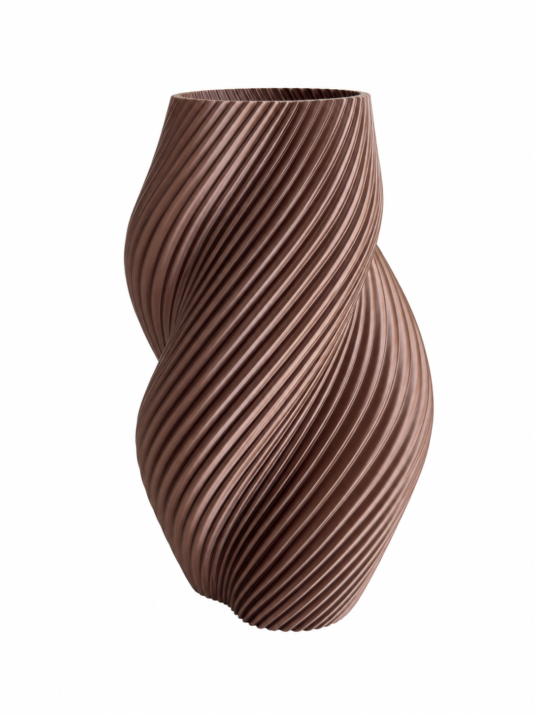 Opal Vase Metallic i brun, uten bakgrunn